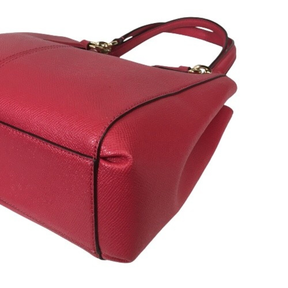 Coach F57847 Leather Minetta Crossbody Shoulder Bag Bright Pink Barbie Core $325 - Picture 11 of 16